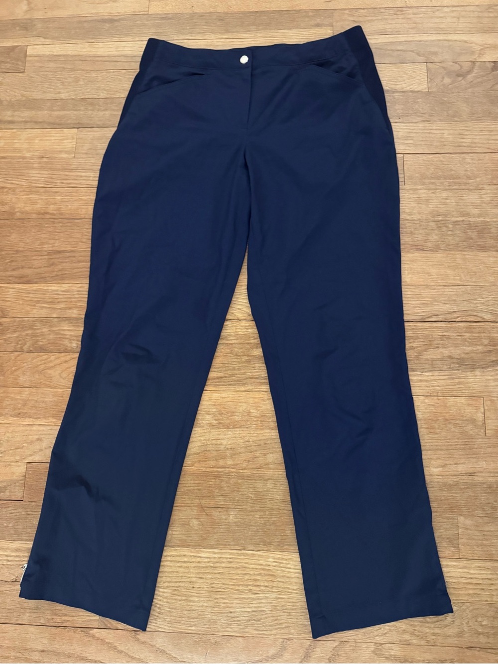 Zenergy by Chicos Women's Blue Athletic Straight Leg Pants Size 0 (US 4/6)
 b74